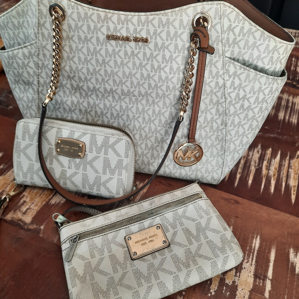 MICHAEL KORS bag, handbag, wallet